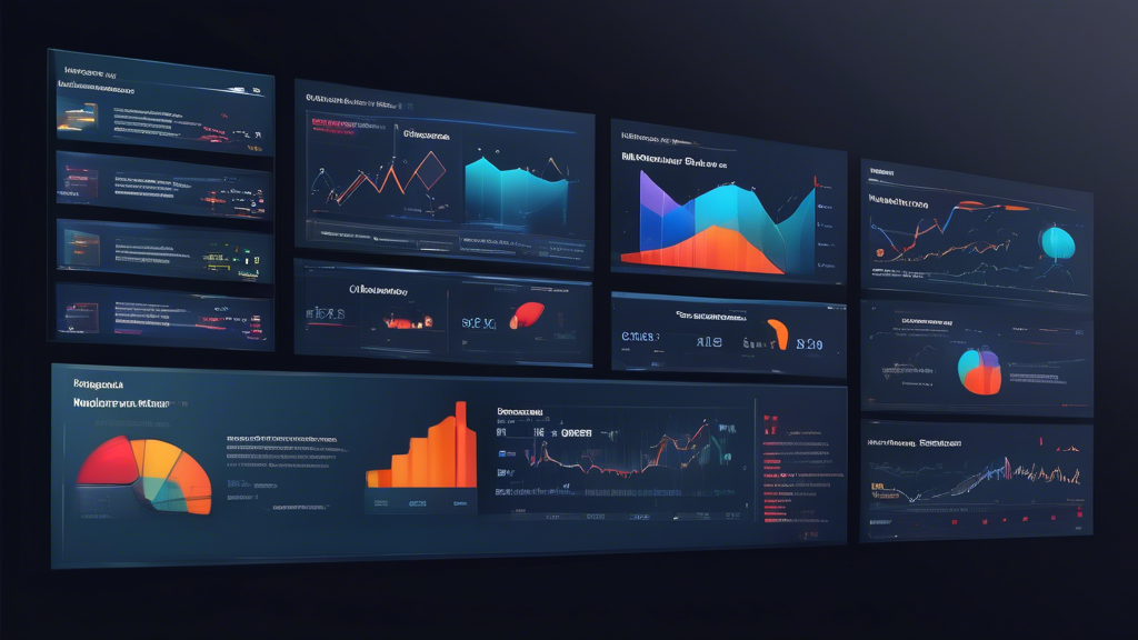 Create a detailed and informative illustration that visually explains the key concepts and benefits of IB (Interactive Brokers) margin. The image should include representations of financial charts, graphs showing margin requirements, traders working on computers with stock trading screens, and visual elements such as magnifying glasses or light bulbs to symbolize deeper understanding and insights. Use a professional and modern color palette to convey trust and sophistication.