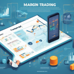 An informative and visually engaging infographic illustrating margin trading funding concepts. Include elements such as a stock market chart, financial gra