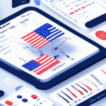 Create an image showcasing an illustrated guide for margin trading on Kraken, specifically tailored for USA traders. The scene should feature a digital scr