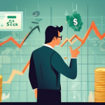 Create an image that visually represents the concept of margin trading, showcasing both its risks and rewards. On one side of the image, depict the potenti