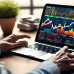 Create an image that depicts the concept of maximizing returns through limited margin trading within a retirement account. The scene is set in a visually c