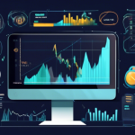 Create an image that visually explains the concept of margin trading in the context of financial markets. The image should depict a trading platform interf