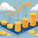 Create an image that visually represents the concept of isolated margin trading in a financial context. The scene should include two pathways: one illustra