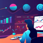 Create an image depicting a financial trading environment, focusing on the concepts of option and margin trading. On one side, illustrate option trading wi