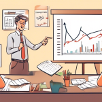 Create an image that illustrates a beginner's guide to margin trading in the stock market. The image should depict a friendly and approachable classroom se